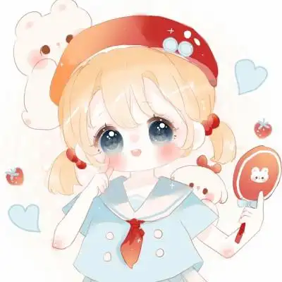 可爱萌q版女生专属卡通头像118张_女生动漫头像_头像屋