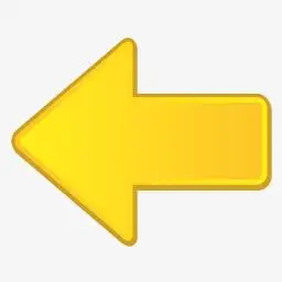 黄色的左箭头图标