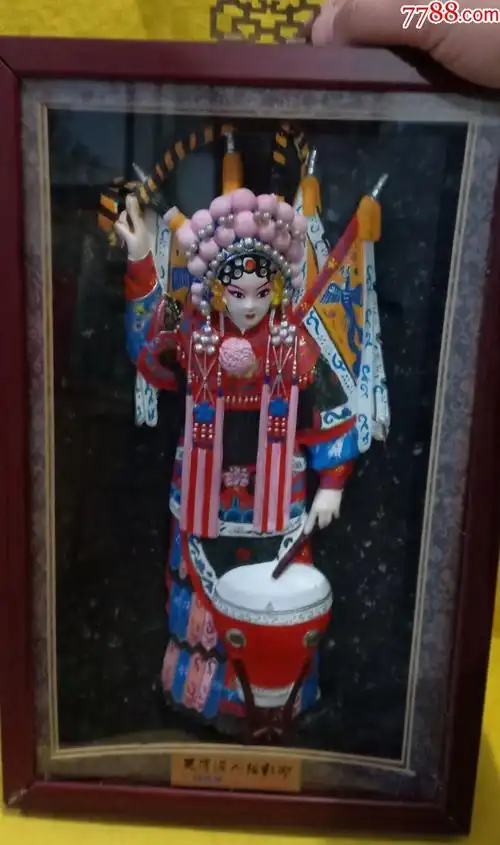 天津泥人张京剧人物【穆桂英】