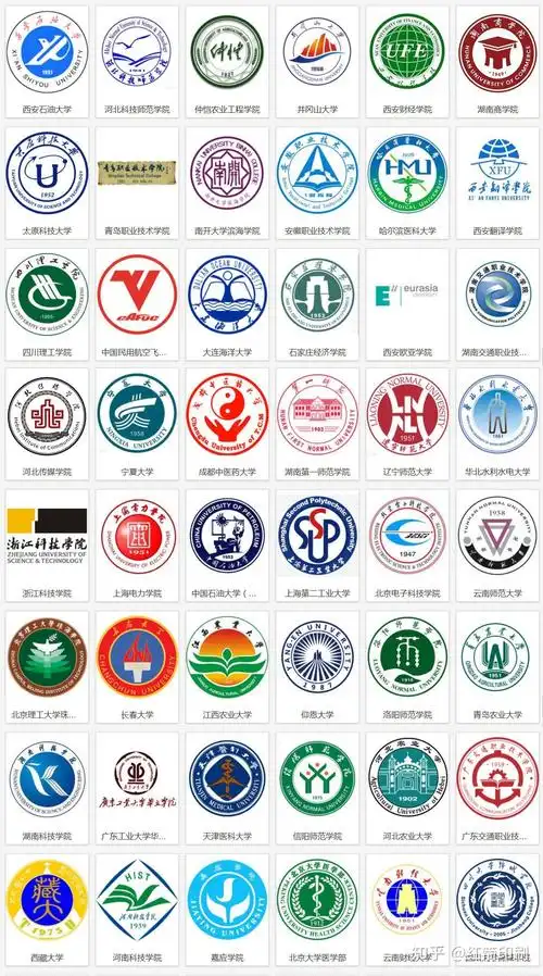 中国著名大学校徽 logo标志cdr矢量图 学院标识ai 高等学校eps - 知乎