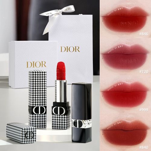 dior千鸟格迪奥蓝金口红哑光丝绒999限定720 228 840 772 312 637