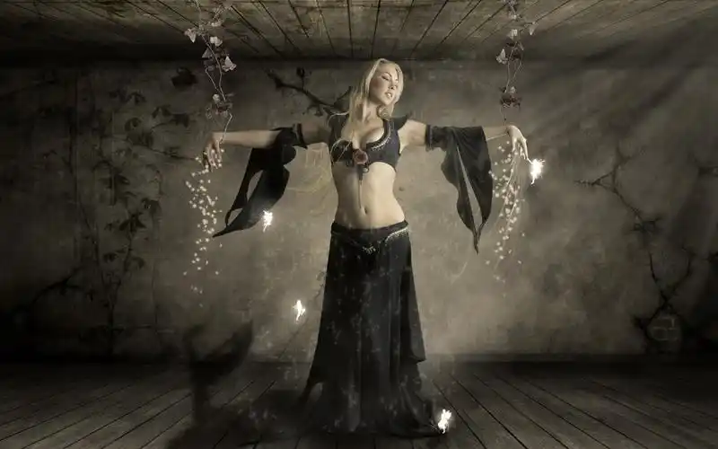 三维美女高清桌面