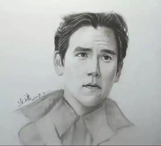 彭于晏的短期素描作业就完成了,大家还有什么想画的明显记得告诉小编