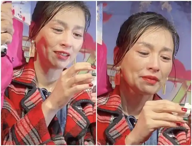 还相信什么冻龄女神?张庭自己把妆哭花了 素颜状态都快不像她了