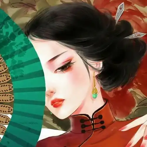 惊艳古风女生头像图片