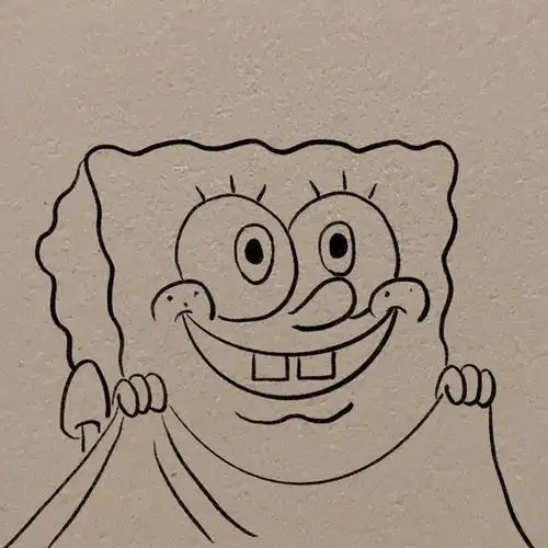 海绵宝宝简笔画教程