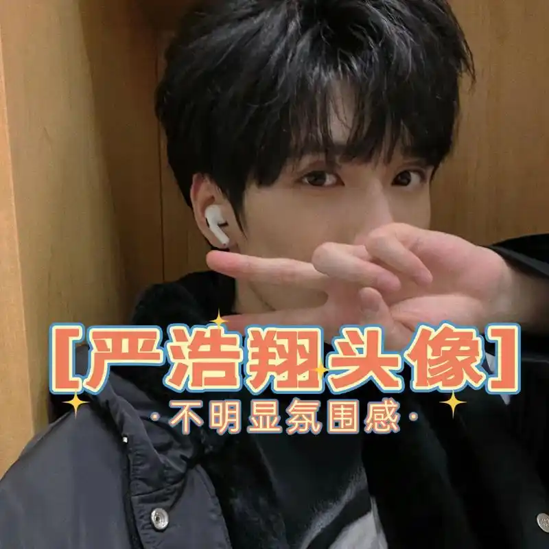 时代少年团合集.第六弹～ 严浩翔不明显氛围感头像来咯 "路要 - 抖音