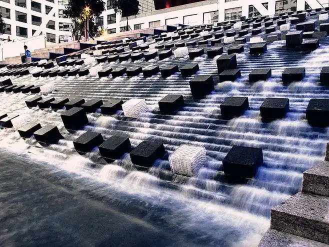 跌水景观意向图