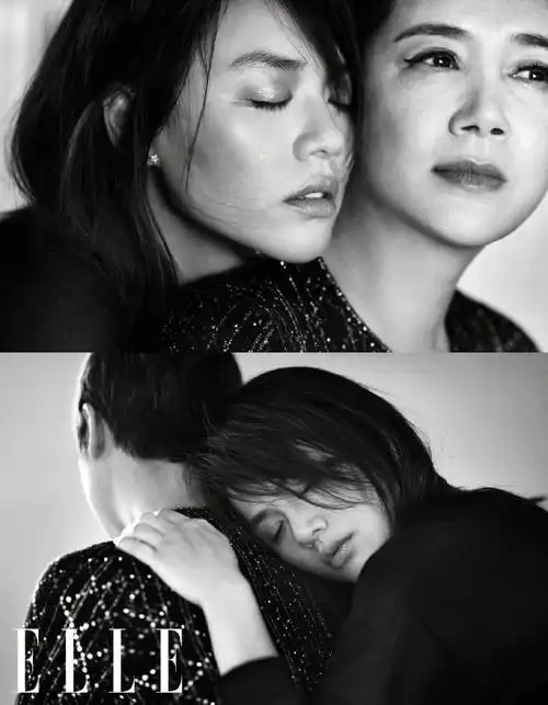 蒋雯丽和马思纯封面大片