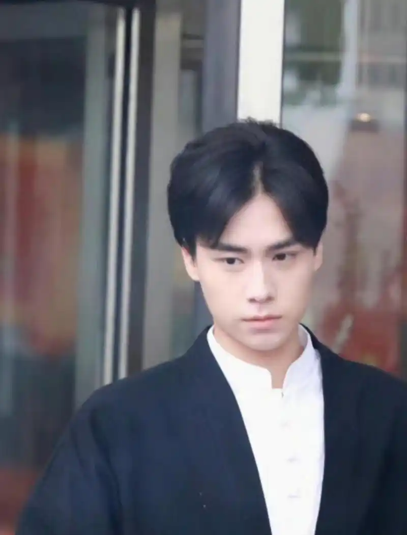 胡一天的"中分"发型,让整个人的气质都变得委婉了