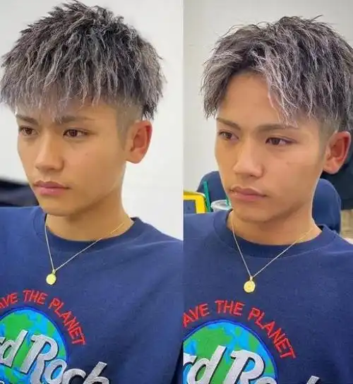 今年新款男士烫发 锡纸烫发型正流行_男生烫发 - 美发站