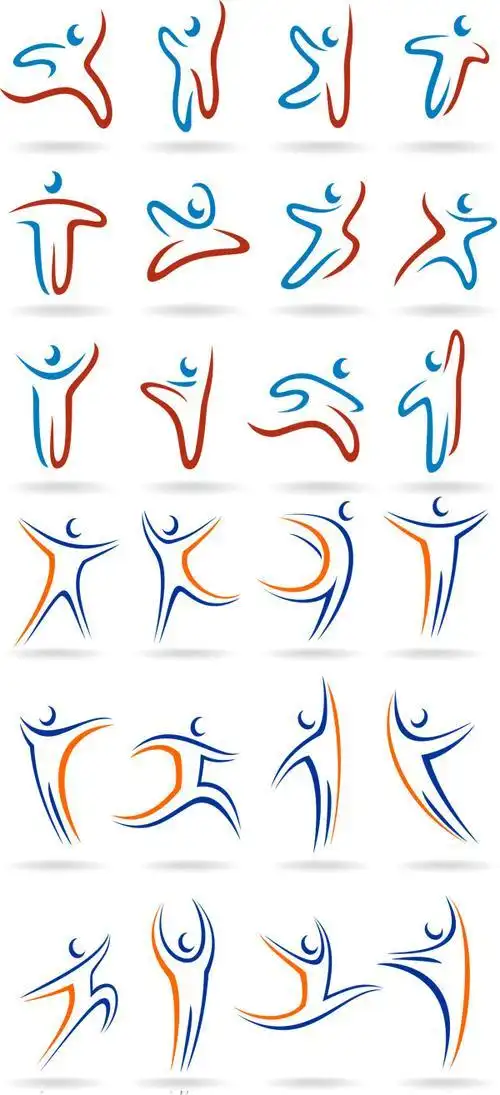 小人跑步简笔画 小人跑步简笔画一男一女