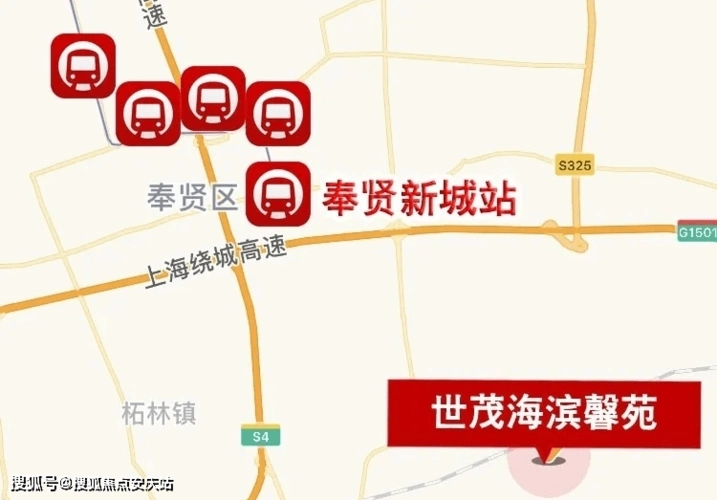 编辑地铁5号线延长段海湾站(在建中),距离奉贤新城(地铁站)12