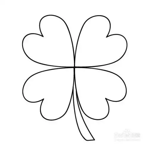 如何简单地画四叶草