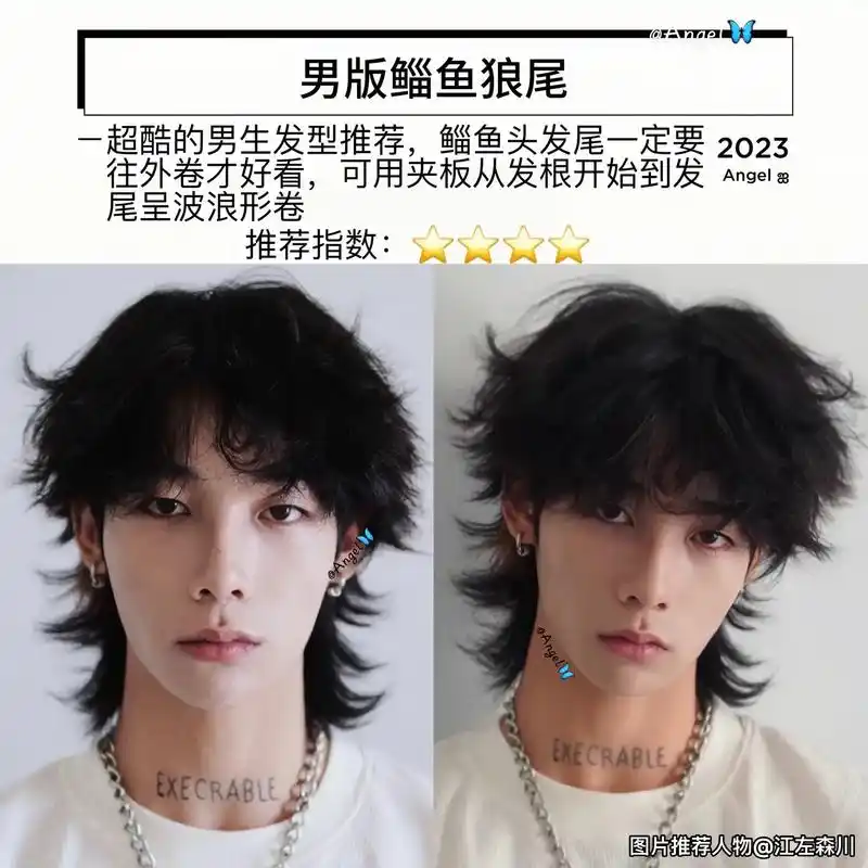 超酷的男生发型推荐 鲻鱼狼尾发