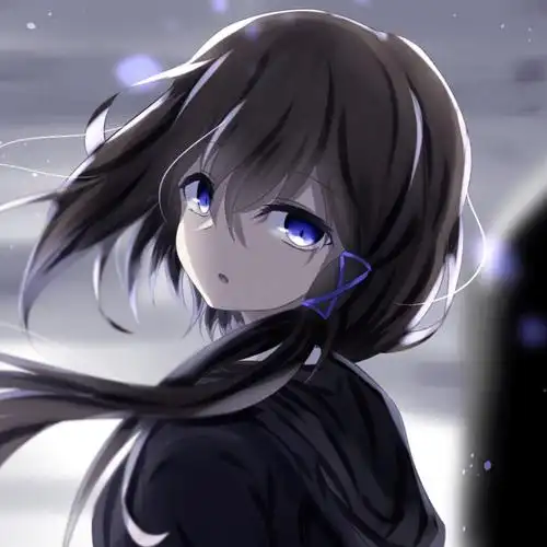 暗黑系女生动漫头像害怕吗