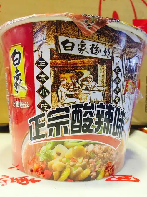 酸辣辣味粉丝白象整箱12桶112g粉非油炸方便手机保护套