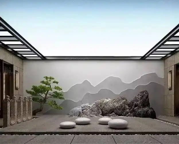 "墙"力推荐,这才是庭院景墙该有的样子