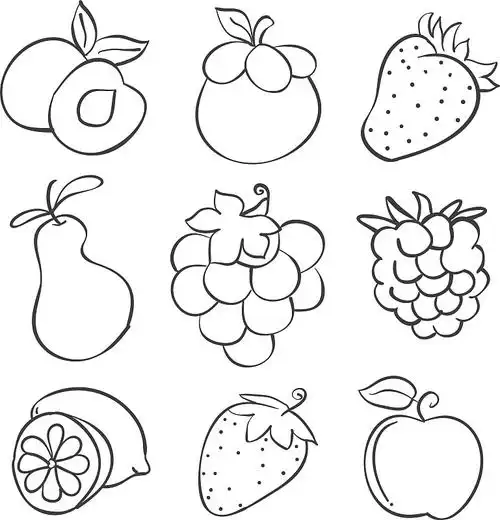 水果手绘涂鸦