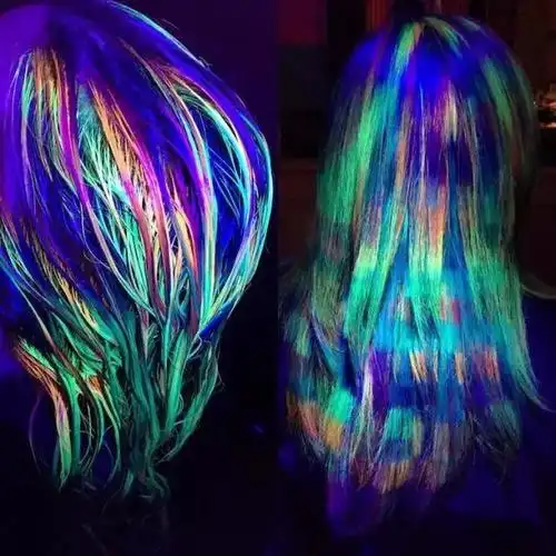 造型师又搞事情这次她把星空弄到头发上去了