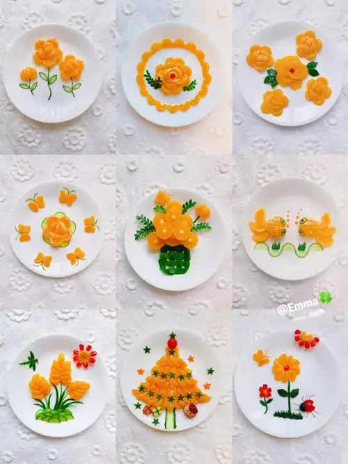 水果拼盘创意橘子摆盘合集