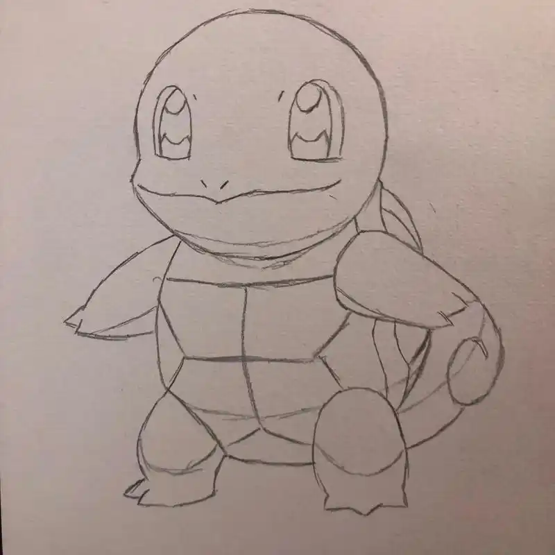 手绘 素描小乌龟#画渣本渣 #零基础学画画 #自学画画 #乱 - 抖音