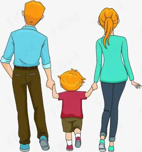 一家三口的背影卡通照 - 搜狗图片搜索