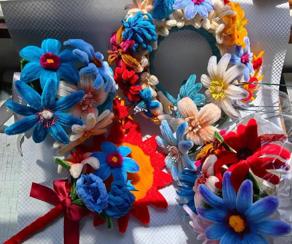 华晨宇应援火星花.花花应援各种扭扭棒成品来了 日出棒 火星 - 抖音