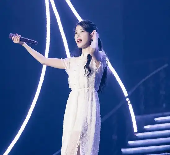 iu李知恩甜美迷人舞台照图片
