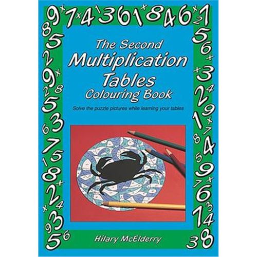 预订the second multiplication tables colouring book