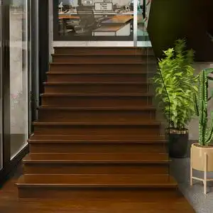 实木楼梯踏步板成品家用别墅木质楼梯木地板防滑橡木踏板台阶木板