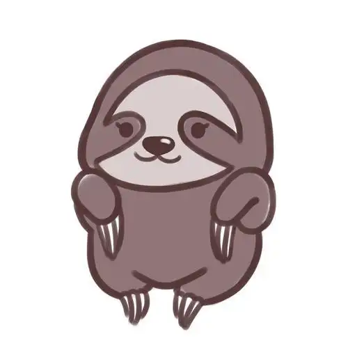 儿童画树懒简笔画手抄报儿童手抄报画一只树懒,闪电!口合口合口合!