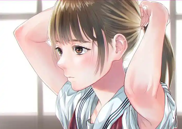 决意の朝うめだはなこ的pixiv人物侧脸插画图片