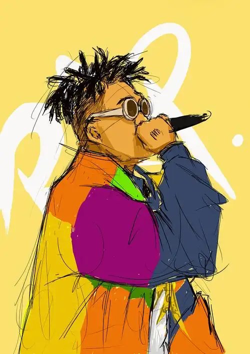 嘻哈|插画|其他插画|晓前liu - 原创作品 - 站酷 (zcool)