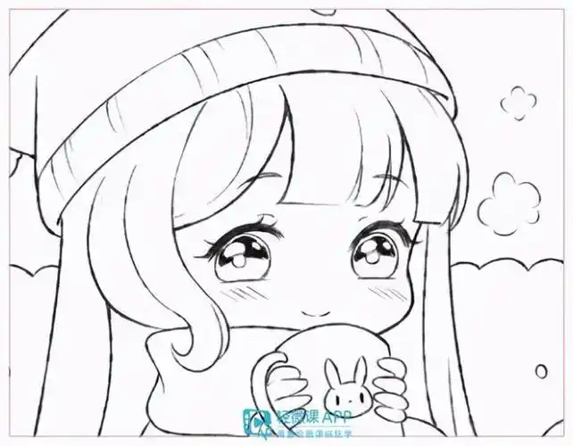 q萌来袭教你如何画一个萌萌哒的q版女孩