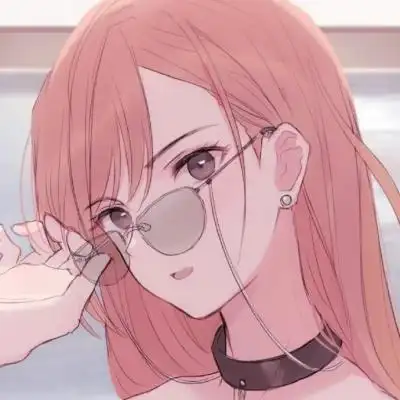 漫画女生头像高冷头像好看傲娇的萌妹子