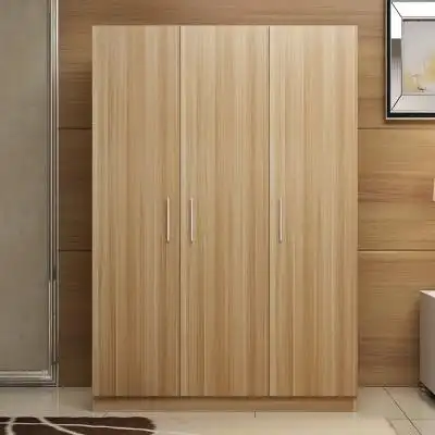 木质衣柜组合三门图片