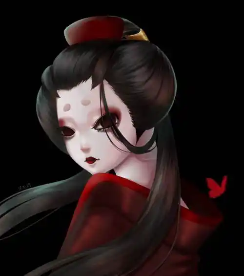 红蝶笹舟的第五人格插画图片