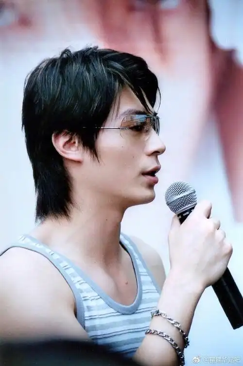 霍建华#霍建华年轻时期写真曝光 ,《fresh look》是他2003年出暗哪