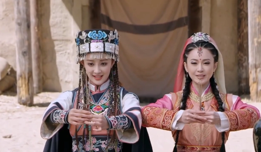 电视剧武当一剑蓝水灵扮演者孙佳雨古装剧照图片