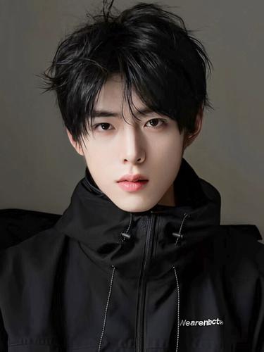 假发男生短发韩版三七微分碎盖短直发男款蓬松中分男士日常全头套