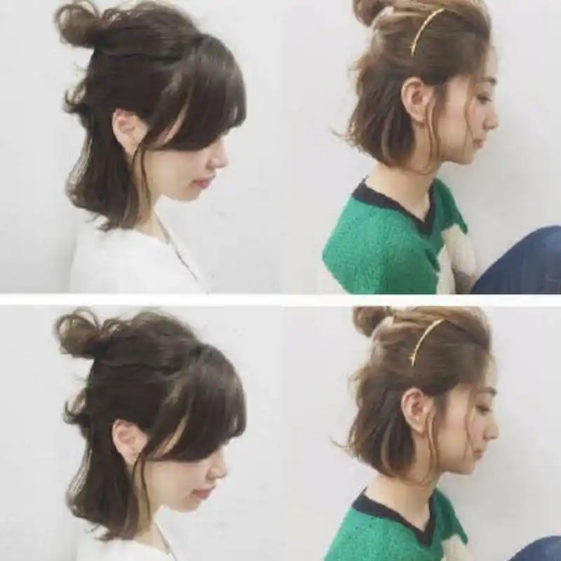 中长发这样扎头发让你变美不止一点点