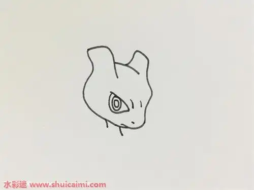 超梦怎么画超梦简笔画简单