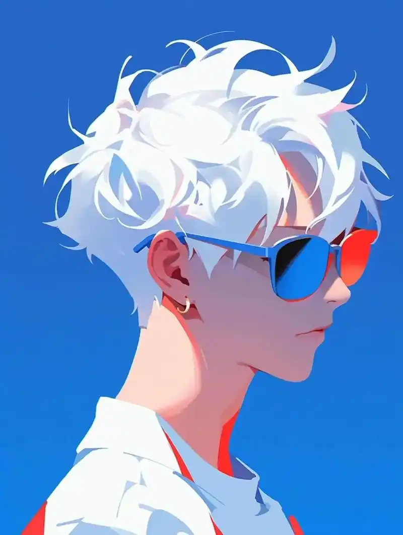 克莱因蓝少年.#优质头像 #动漫男头 #二次元 - 抖音