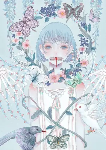 画手:芜意_〕插画 手绘 唯美 壁纸