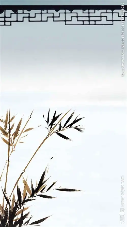 简约古风中国水墨图片