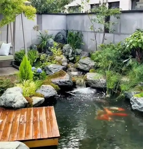 无锡假山设计制作|无锡鱼池过滤|改造|无锡水景设计|无锡别墅庭院天嘉