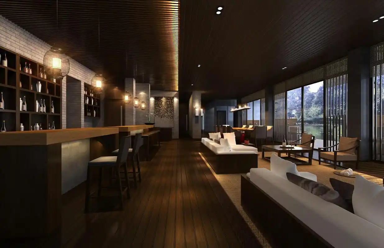 33万2000平米现代loft装修效果图,会所装修案例效果图-齐家装修网