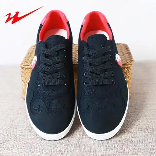 双星男款武术鞋板鞋布面武术户外训练鞋练功鞋通用太极标休闲鞋