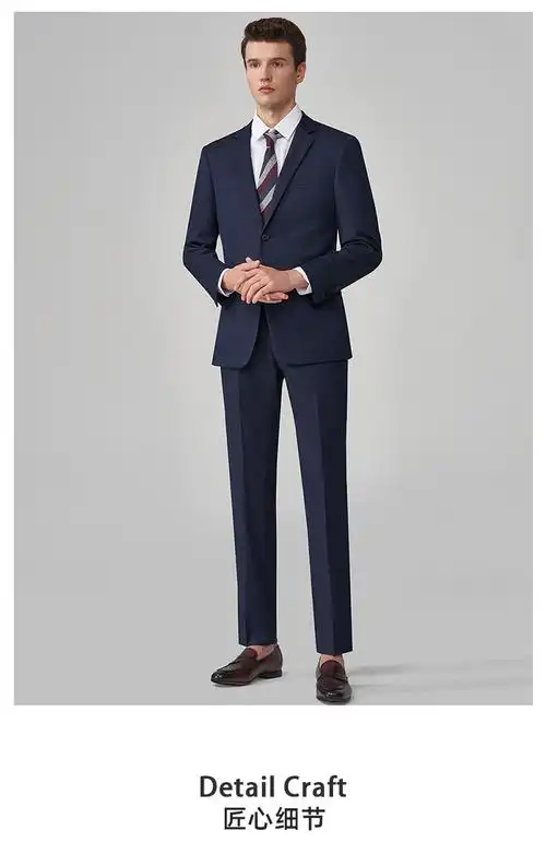 西服套装男三件套商务修身职业上班正装西装外套伴郎新郎结婚礼服 黑